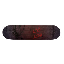 Skate gótico assustador