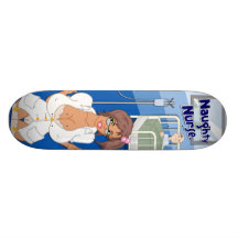 Skate impertinente da enfermeira