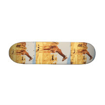 Skate impressionante do girafa AA