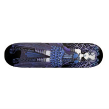 Skate roxo da fada da borboleta do tatuagem de "Ha
