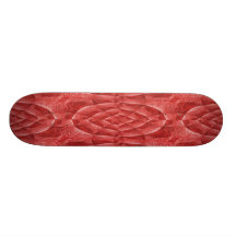 Skate vermelho do design geométrico