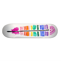 Skateboard. tribal da pena