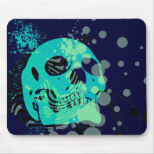 skullz. acima com das bolhas mousepads