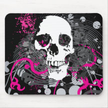 skullz. setas torcidas hetero mousepad