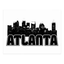 Skyline de Atlanta Cartão Postal