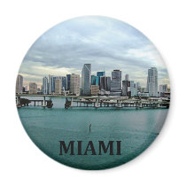 Skyline de Miami Florida ímãs