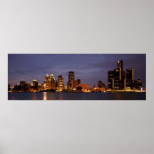 Skyline de Motown Posteres