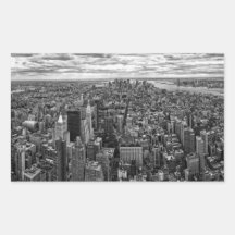 Skyline de New York Adesivo Em Formato Retângular