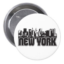 Skyline de New York Boton