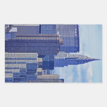 Skyline de NYC: Construção de Chrysler, encontrada Adesivos