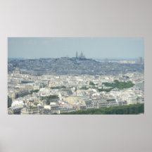 Skyline de Paris - Canavas Impressão