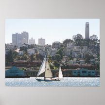 Skyline de San Francisco Posteres