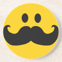 Smiley do bigode porta copo para bebidas
