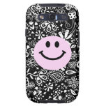 Smiley face cor-de-rosa capa galaxy SIII