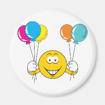 Smiley face da celebração dos balões ima