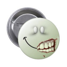 Smiley face do zombi pins