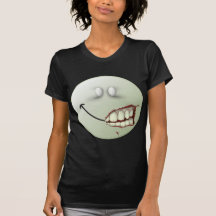 Smiley face do zombi t-shirt