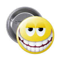 Smiley face enorme do sorriso pins