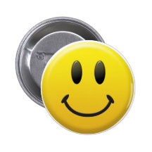 Smiley face feliz boton