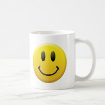 Smiley face feliz caneca