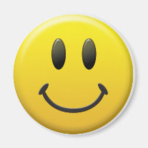 Smiley face feliz imãs de refrigerador