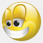 SMILEY FACE GRANDE SORRIR FORÇADAMENTE ADESIVO