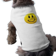Smiley face roupa para cães