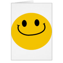 Smiley soberbo cartoes