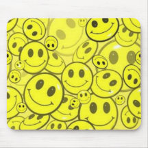 Smileys face mousepads