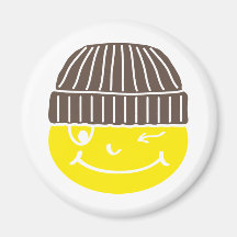 Smilie pestanejado imãs