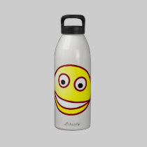Smilie riso debochado smiley grin garrafas de água