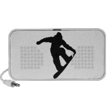 Snowboarder Caixinha De Som Para Mini