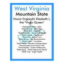 Sobre West Virginia Cartões Postais