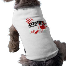 Sociedade do assassino do zombi camiseta para caes