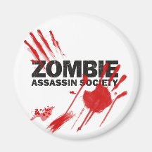 Sociedade do assassino do zombi imã de geladeira