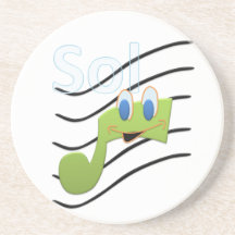 Sol - Notas Musicais Porta-copo
