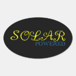 solar psto adesivos em formato oval