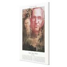 Soldado do cidadão do CAPITÃO HARRY S. TRUMAN Impressão De Canvas Esticada