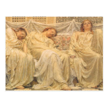 Sonhadores por Albert Joseph Moore Cartões Postais