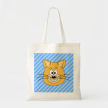 Sorrindo o gato bolsa para compras