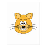 Sorrir forçadamente do gato cartoes postais