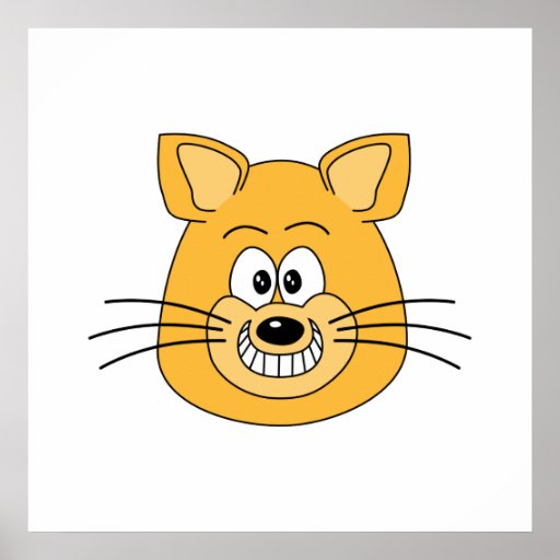 Sorrir forçadamente do gato poster