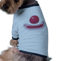 Sorriso do palhaço roupa para cães
