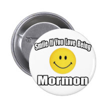 Sorriso se você ama ser Mormon Botons