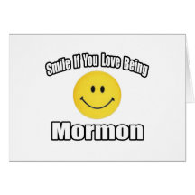 Sorriso se você ama ser Mormon Cartoes
