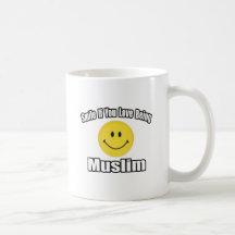 Sorriso se você ama ser muçulmano caneca