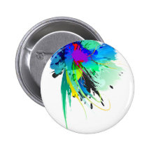 Splatters abstratos da pintura do pavão pins