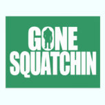 Squatchin ido cartões postais