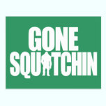 Squatchin ido cartões postais