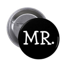 Sr. Casamento Botons